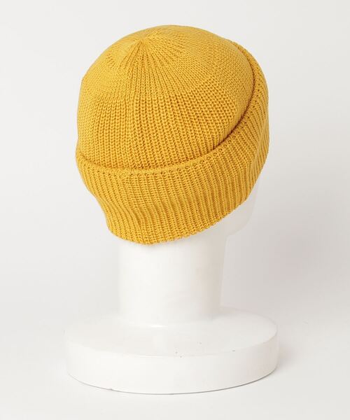 DEUS EX MACHINA(デウスエクスマキナ)の「DECK BEANIE(ニットキャップ/ビーニー・メンズ・イエロー/ブラック/ネイビー・OS)」の12枚目の写真