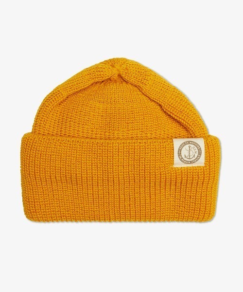 DEUS EX MACHINA(デウスエクスマキナ)の「DECK BEANIE(ニットキャップ/ビーニー・メンズ・イエロー/ブラック/ネイビー・OS)」の3枚目の写真