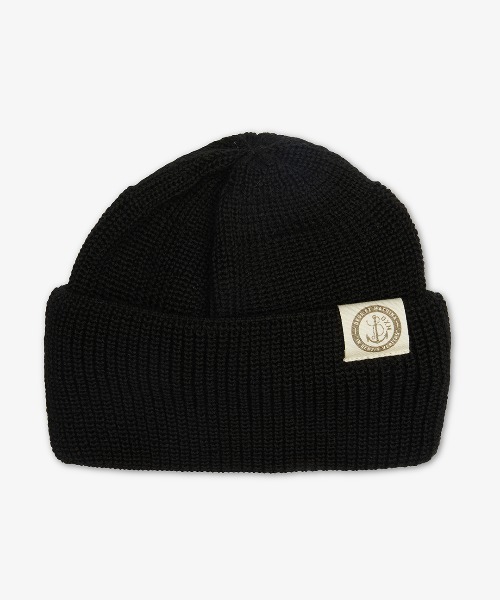 DEUS EX MACHINA(デウスエクスマキナ)の「DECK BEANIE(ニットキャップ/ビーニー・メンズ・イエロー/ブラック/ネイビー・OS)」の2枚目の写真