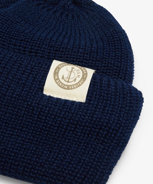 DEUS EX MACHINA(デウスエクスマキナ)の「DECK BEANIE(ニットキャップ/ビーニー・メンズ・イエロー/ブラック/ネイビー・OS)」の4枚目の写真