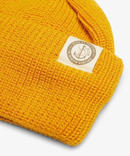 DEUS EX MACHINA(デウスエクスマキナ)の「DECK BEANIE(ニットキャップ/ビーニー・メンズ・イエロー/ブラック/ネイビー・OS)」の8枚目の写真