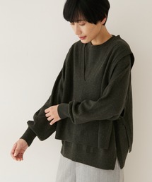 human woman | ◆コンポーネントニットベスト(ニット/セーター)