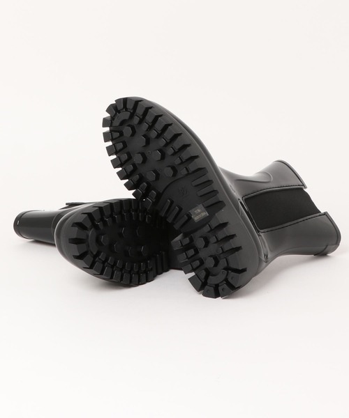 Ezick(エジック)の「【mio notis】トラックソールチェルシーレインブーツ(レインシューズ・レディース・ブラック・38/37/36/39)」の8枚目の写真