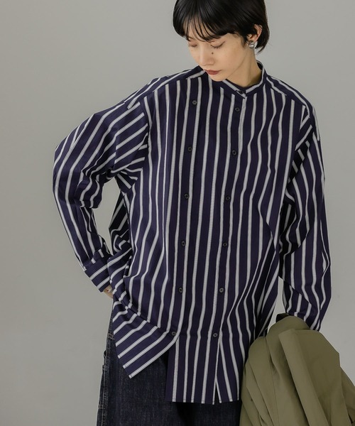 cpg ストライプデザイン シャツ KBF（ケイビーエフ）の「マルチストライプデザインシャツ（シャツ