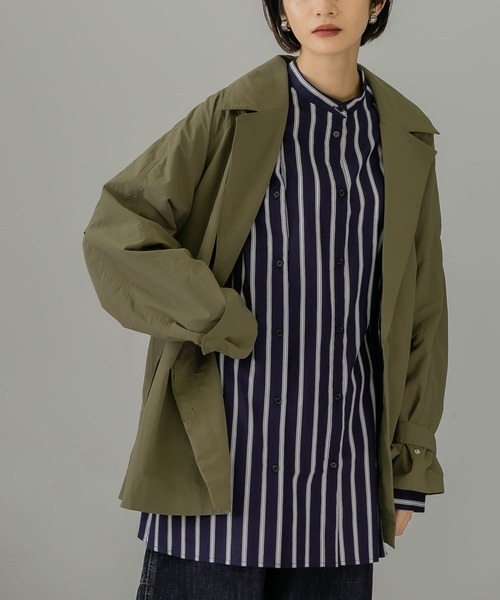 KBF（ケイビーエフ）の「マルチストライプデザインシャツ（シャツ/ブラウス・レディース・ブルー系その他/ホワイト系その他・ONE）」の12枚目の写真