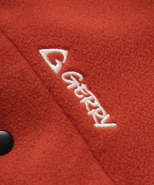 GERRY(ジェリー)の「【GERRY/ジェリー】ブランドロゴ刺繍 スタンドスナップボタン フリースヘンリーネック/ハーフボタン プルオーバー/ ビッグシルエット(スウェット・レディース・アイボリー/ブラック/ブルー/オレンジ/グリーン・M/L/XL)」の10枚目の写真