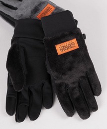 UNIVERSAL OVERALL（ユニバーサルオーバーオール）の「【79】【UNIVERSAL OVERALL/ユニバーサルオーバーオール】ブランドロゴ ボアフリースグローブ/ スマートフォン対応/手袋/防寒（手袋・メンズ）」