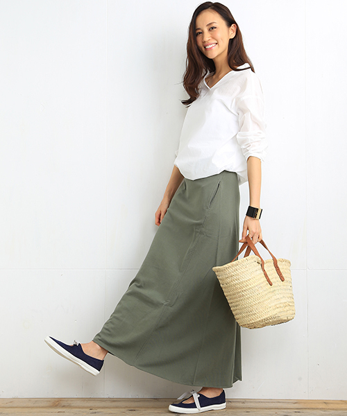 B:MING by BEAMS(ビーミングバイビームス)の「<LEE 7月号掲載>ビーミング by ビームス / カゴバッグ(インナーバッグ付)(かごバッグ・レディース・ホワイト/ネイビー・ONE SIZE)」の21枚目の写真