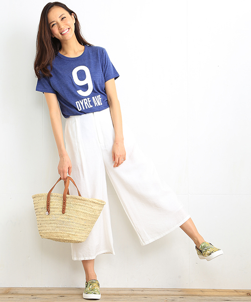 B:MING by BEAMS(ビーミングバイビームス)の「<LEE 7月号掲載>ビーミング by ビームス / カゴバッグ(インナーバッグ付)(かごバッグ・レディース・ホワイト/ネイビー・ONE SIZE)」の15枚目の写真