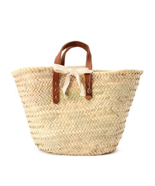 B:MING by BEAMS(ビーミングバイビームス)の「<LEE 7月号掲載>ビーミング by ビームス / カゴバッグ(インナーバッグ付)(かごバッグ・レディース・ホワイト/ネイビー・ONE SIZE)」の5枚目の写真