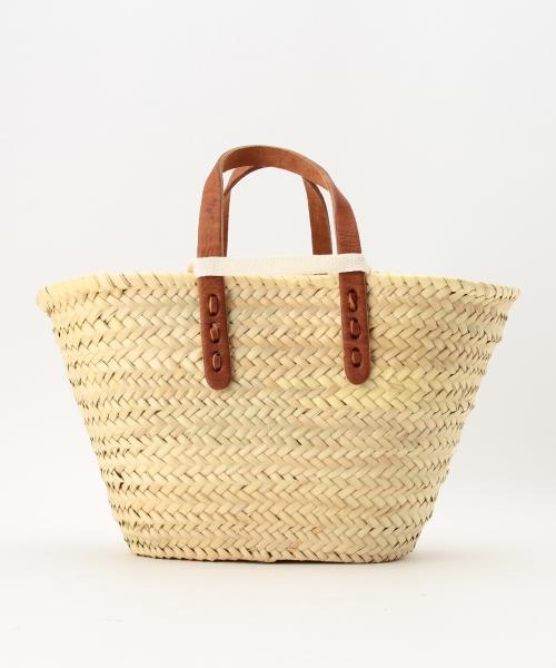 B:MING by BEAMS(ビーミングバイビームス)の「<LEE 7月号掲載>ビーミング by ビームス / カゴバッグ(インナーバッグ付)(かごバッグ・レディース・ホワイト/ネイビー・ONE SIZE)」の8枚目の写真