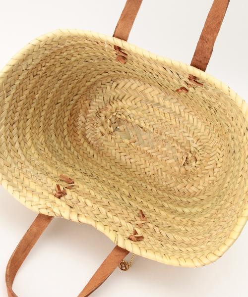 B:MING by BEAMS(ビーミングバイビームス)の「<LEE 7月号掲載>ビーミング by ビームス / カゴバッグ(インナーバッグ付)(かごバッグ・レディース・ホワイト/ネイビー・ONE SIZE)」の12枚目の写真