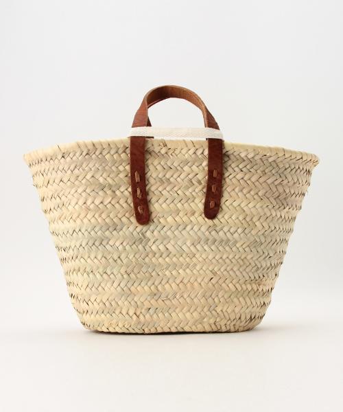 B:MING by BEAMS(ビーミングバイビームス)の「<LEE 7月号掲載>ビーミング by ビームス / カゴバッグ(インナーバッグ付)(かごバッグ・レディース・ホワイト/ネイビー・ONE SIZE)」の4枚目の写真