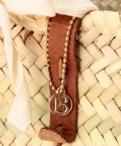 B:MING by BEAMS(ビーミングバイビームス)の「<LEE 7月号掲載>ビーミング by ビームス / カゴバッグ(インナーバッグ付)(かごバッグ・レディース・ホワイト/ネイビー・ONE SIZE)」の14枚目の写真
