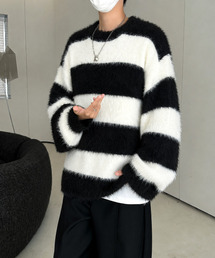 EFFECTION（エフェクション）の「■2026AW 新色追加【FVLMEN】shaggy fur crew knit sweater pullover/シャギー ファー クルー ニット セーター プルオーバー/メンズ レディース ユニセックス（ニット/セーター）」