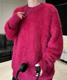 EFFECTION（エフェクション）の「■2026AW 新色追加【FVLMEN】shaggy fur crew knit sweater pullover/シャギー ファー クルー ニット セーター プルオーバー/メンズ レディース ユニセックス（ニット/セーター）」