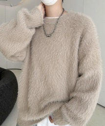 EFFECTION（エフェクション）の「■2026AW 新色追加【FVLMEN】shaggy fur crew knit sweater pullover/シャギー ファー クルー ニット セーター プルオーバー/メンズ レディース ユニセックス（ニット/セーター）」
