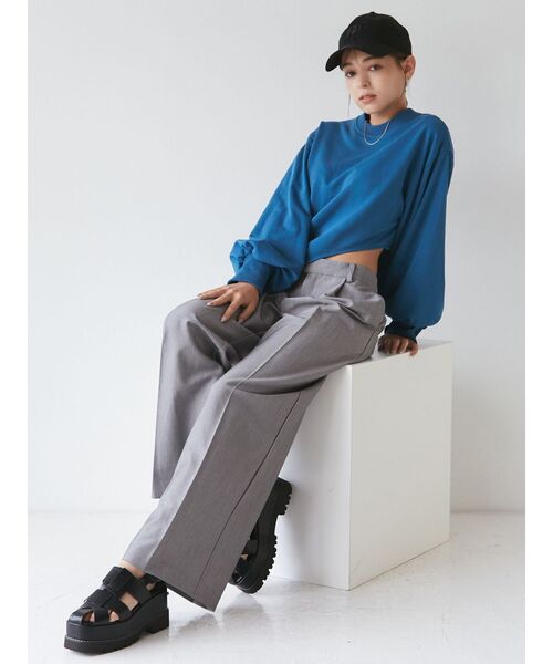 MURUA(ムルーア)の「クロスストラップサンダル(サンダル・レディース・ホワイト/ブラック・35/36/37)」の4枚目の写真