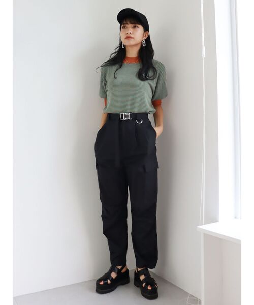 MURUA(ムルーア)の「クロスストラップサンダル(サンダル・レディース・ホワイト/ブラック・35/36/37)」の9枚目の写真