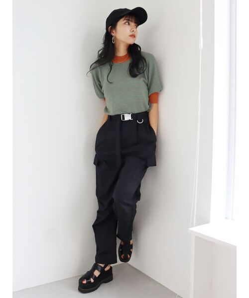 MURUA(ムルーア)の「クロスストラップサンダル(サンダル・レディース・ホワイト/ブラック・35/36/37)」の10枚目の写真