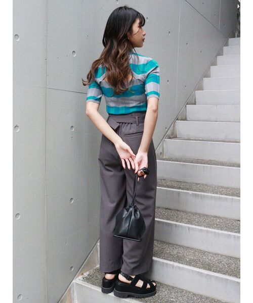 MURUA(ムルーア)の「クロスストラップサンダル(サンダル・レディース・ホワイト/ブラック・35/36/37)」の18枚目の写真