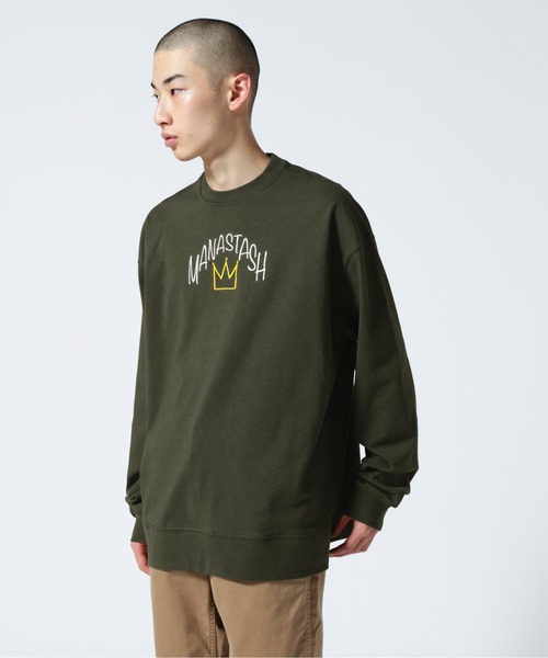 MANASTASH（マナスタッシュ）の「MANASTASH/マナスタッシュ　MS SEAM TEE（Tシャツ/カットソー・メンズ・ベージュ/グレー/ホワイト・L/M/XL）」の3枚目の写真