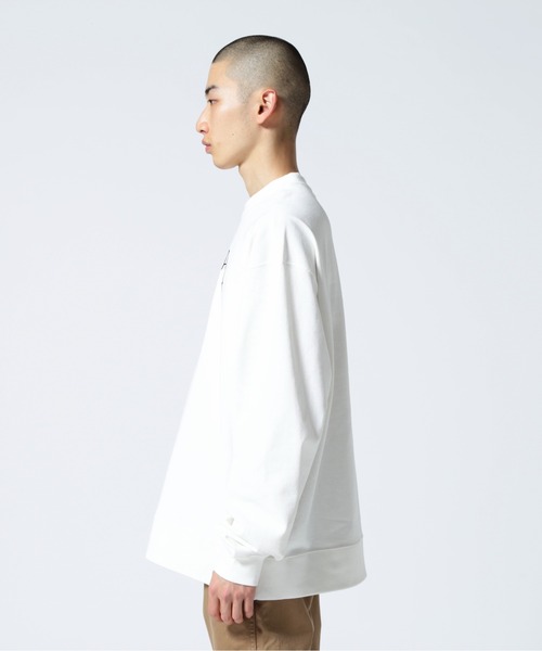 MANASTASH（マナスタッシュ）の「MANASTASH/マナスタッシュ　MS SEAM TEE（Tシャツ/カットソー・メンズ・ベージュ/グレー/ホワイト・L/M/XL）」の4枚目の写真