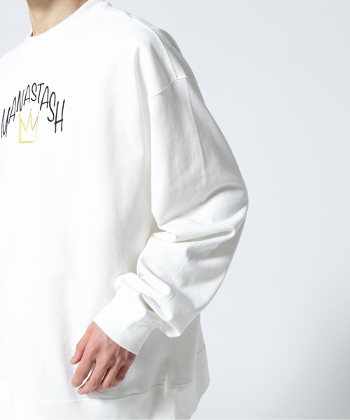 MANASTASH（マナスタッシュ）の「MANASTASH/マナスタッシュ　MS SEAM TEE（Tシャツ/カットソー・メンズ・ベージュ/グレー/ホワイト・L/M/XL）」の6枚目の写真