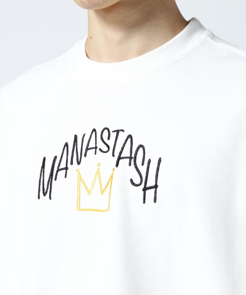 MANASTASH（マナスタッシュ）の「MANASTASH/マナスタッシュ　MS SEAM TEE（Tシャツ/カットソー・メンズ・ベージュ/グレー/ホワイト・L/M/XL）」の7枚目の写真
