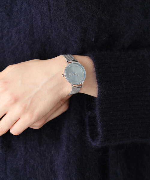 SKAGEN(スカーゲン)の「【SKAGEN/スカーゲン】 SKW3065 30mm【 ウォッチ 】(アナログ腕時計・レディース・シルバー・FREE)」の4枚目の写真