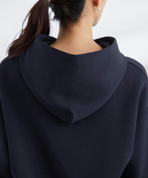 ROPE' PICNIC（ロペピクニック）の「きれいめダンボールフーディー（パーカー・レディース・ネイビー/オフホワイト・38）」の19枚目の写真