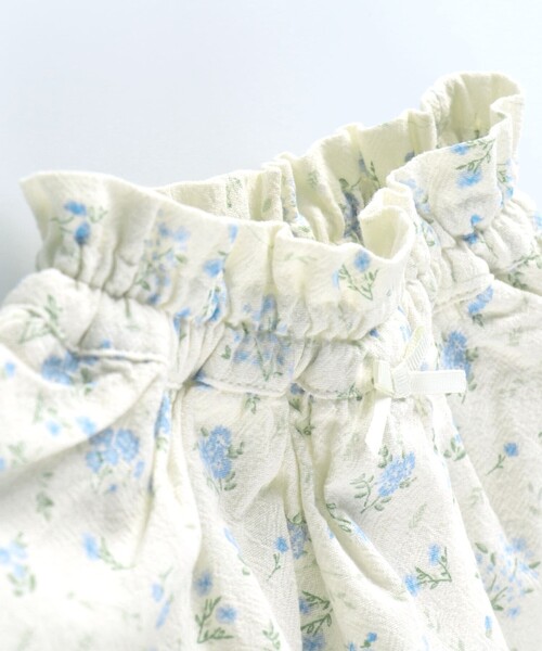 BRANSHES(ブランシェス)の「ガーゼ花柄フリルブルマ(その他ベビーウェア・キッズ・ベージュ/アイボリー・FREE)」の8枚目の写真