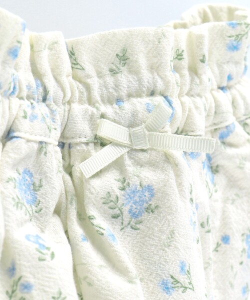 BRANSHES(ブランシェス)の「ガーゼ花柄フリルブルマ(その他ベビーウェア・キッズ・ベージュ/アイボリー・FREE)」の9枚目の写真