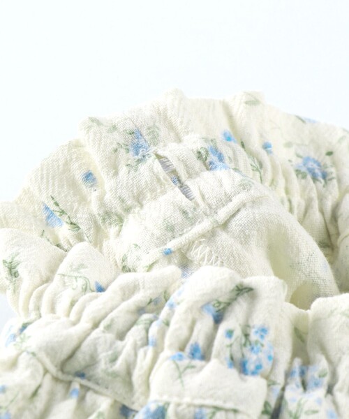 BRANSHES(ブランシェス)の「ガーゼ花柄フリルブルマ(その他ベビーウェア・キッズ・ベージュ/アイボリー・FREE)」の10枚目の写真
