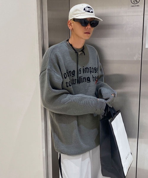 [送料込] angel VTG over sweater KNIT HOLY IN CODE（ホーリーインコード）の「HOLY IN CODE Angel VTG