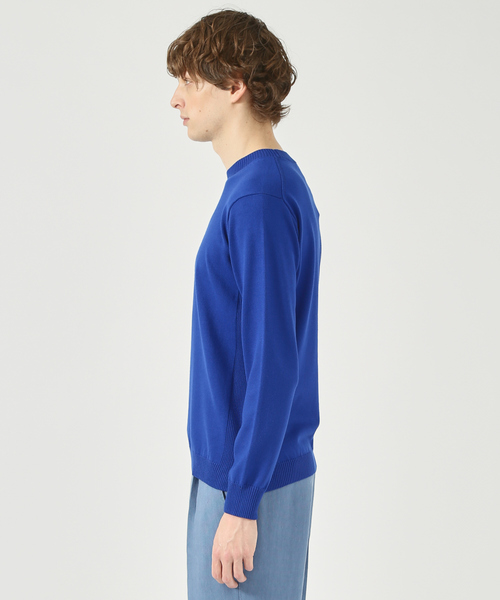 DESIGNWORKS(デザインワークス)の「カシミヤタッチ クルーネックニット(ニット/セーター・メンズ・ピンク/ブルー・46/48/50)」の5枚目の写真