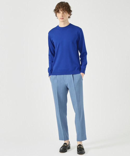 DESIGNWORKS(デザインワークス)の「カシミヤタッチ クルーネックニット(ニット/セーター・メンズ・ピンク/ブルー・46/48/50)」の12枚目の写真