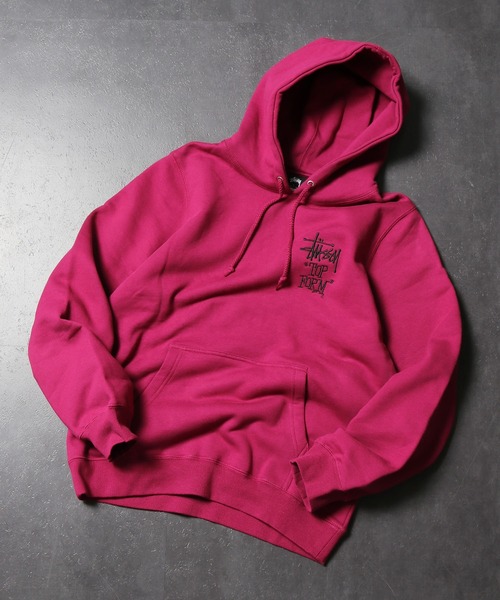 STUSSY（ステューシー）の「STUSSY/ステューシー Top Form Hood フーディー（パーカー・レディース・ワインレッド/ネイビー・L/S）」の2枚目の写真