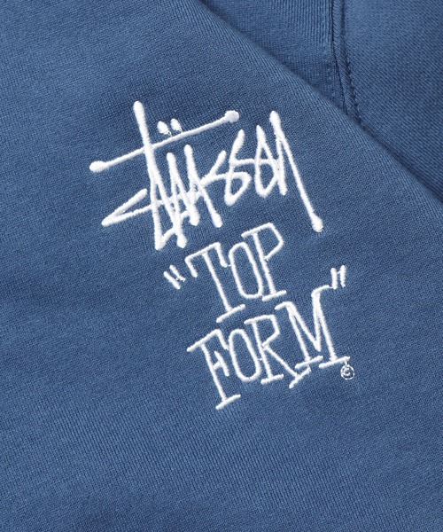 STUSSY（ステューシー）の「STUSSY/ステューシー Top Form Hood フーディー（パーカー・レディース・ワインレッド/ネイビー・L/S）」の6枚目の写真