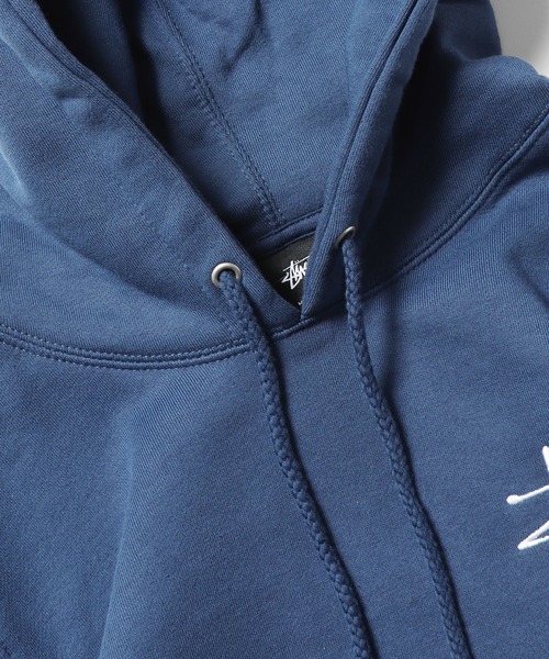 STUSSY（ステューシー）の「STUSSY/ステューシー Top Form Hood フーディー（パーカー・レディース・ワインレッド/ネイビー・L/S）」の4枚目の写真
