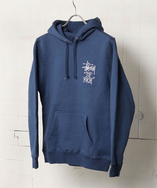 STUSSY（ステューシー）の「STUSSY/ステューシー Top Form Hood フーディー（パーカー・レディース・ワインレッド/ネイビー・L/S）」の16枚目の写真