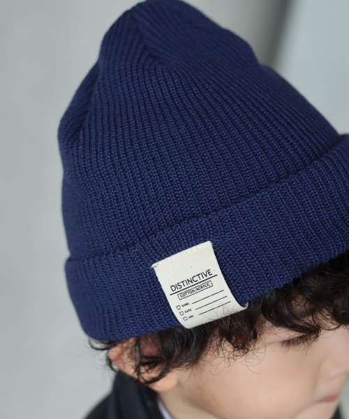 CIAOPANIC TYPY(チャオパニックティピー)の「【KIDS】ニットキャップ(ニットキャップ/ビーニー・キッズ・サックスブルー/ホワイト/イエロー/ネイビー・ONE SIZE)」の3枚目の写真