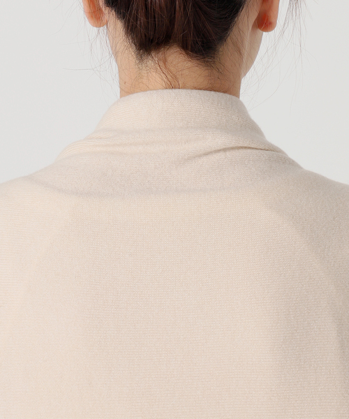 AP STUDIO（エーピーストゥディオ）の「*【MIXIK】カシミヤフリンジストール（ストール/ショール・レディース・アイボリー・FREE）」の8枚目の写真