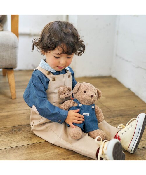 くま様ベージュ1サロペット くま様ベージュ1サロペット くま様ベージュ1サロペット BABY】2025新作