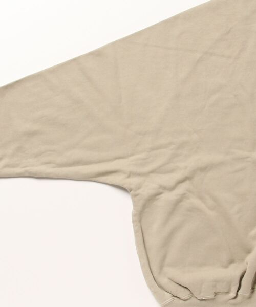 REMI RELIEF（レミレリーフ）の「REMI RELIEF/レミレリーフ ノンストレス綿アクリル裏毛クルー スウェット オーバーサイズ（スウェット・メンズ・ベージュ/オフホワイト/ブラック・XL/L/M）」の19枚目の写真