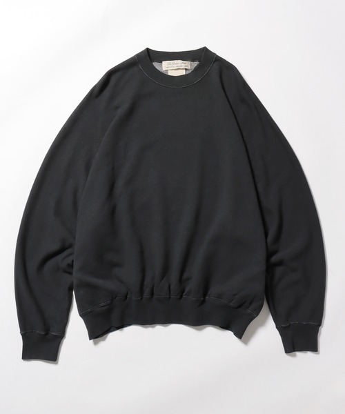 REMI RELIEF（レミレリーフ）の「REMI RELIEF/レミレリーフ ノンストレス綿アクリル裏毛クルー スウェット オーバーサイズ（スウェット・メンズ・ベージュ/オフホワイト/ブラック・XL/L/M）」の3枚目の写真