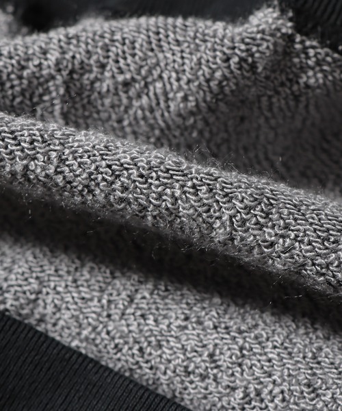 REMI RELIEF（レミレリーフ）の「REMI RELIEF/レミレリーフ ノンストレス綿アクリル裏毛クルー スウェット オーバーサイズ（スウェット・メンズ・ベージュ/オフホワイト/ブラック・XL/L/M）」の11枚目の写真