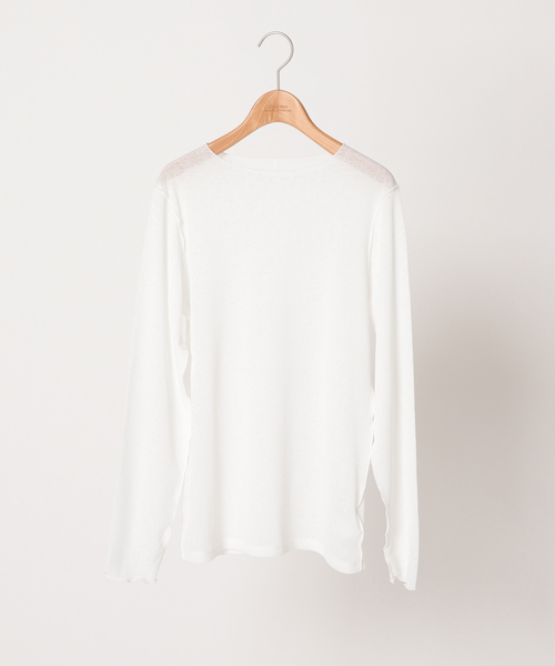 JOURNAL STANDARD relume(ジャーナルスタンダード レリューム)の「シアーリブロングTEE(Tシャツ/カットソー・レディース・ブルー/オレンジ/ホワイト・FREE)」の13枚目の写真