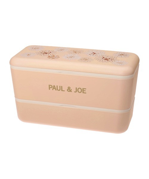 PAUL&JOE(ポールアンドジョー)の「ポール & ジョー ブレイクタイム マークス ランチボックス・長方形・2段(お弁当箱・レディース・ピンク/ローズ系・FREE)」の9枚目の写真