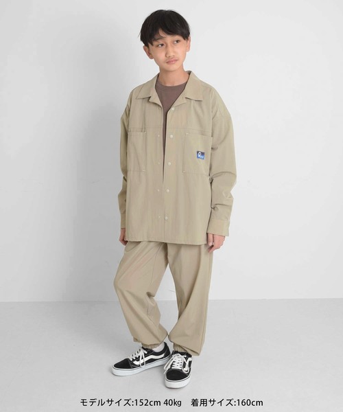 GLAZOS（グラソス）の「【Penfield】ストレッチ・開襟シャツ（シャツ/ブラウス・キッズ・ベージュ/ブラック/チャコールグレー・160cm/170cm/150cm/140cm）」の14枚目の写真